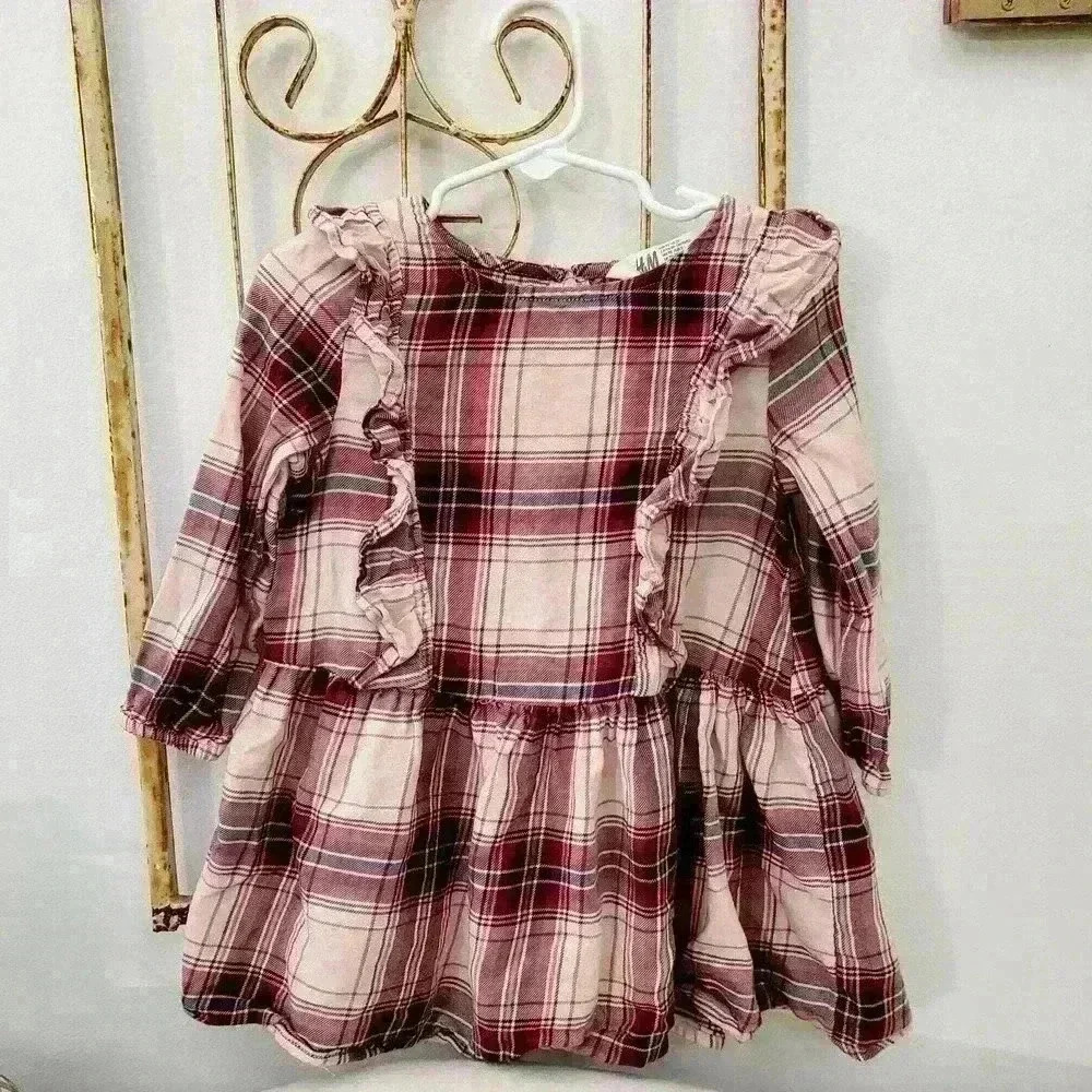H&M‎ Plaid Dress 2Y